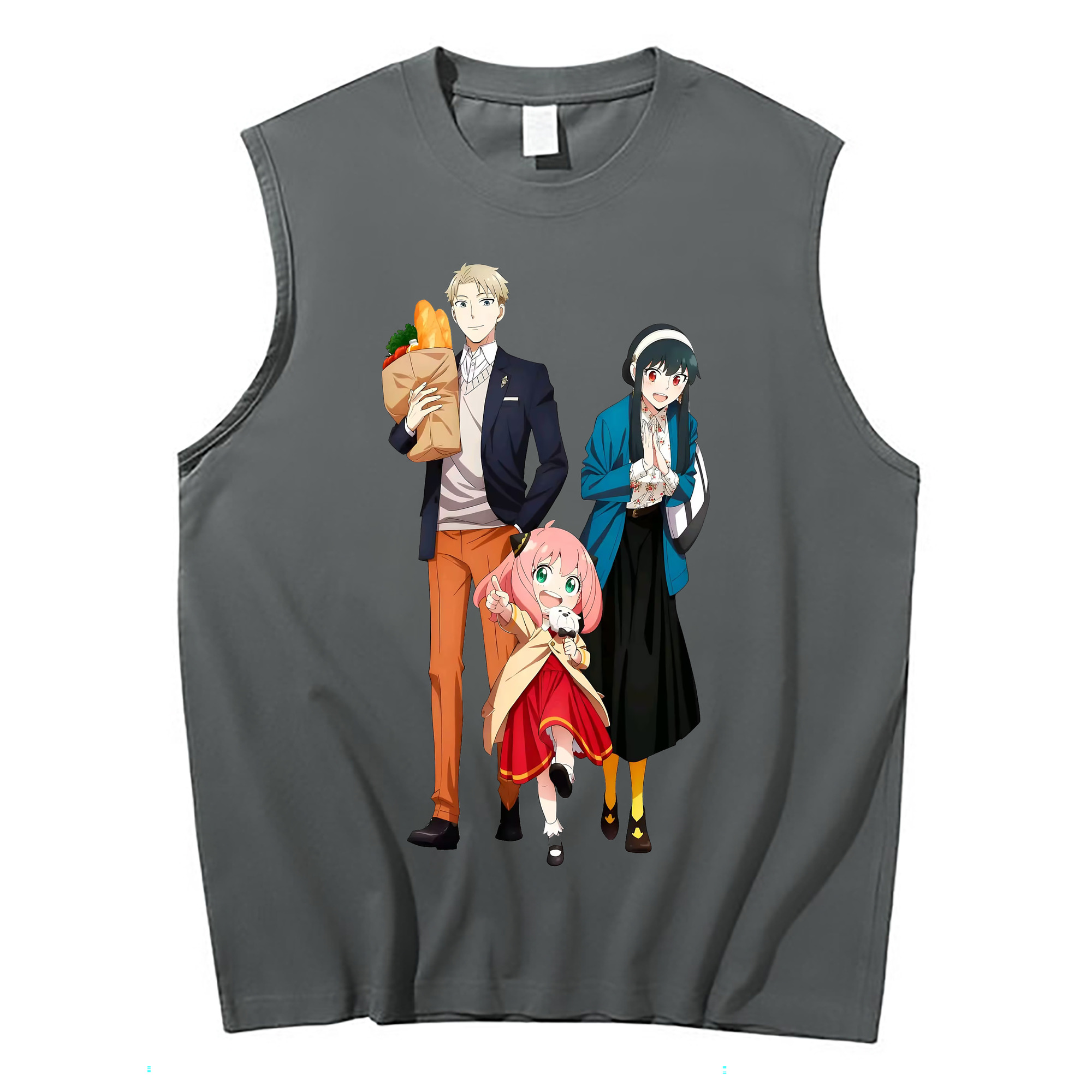 （画像用） SPY×FAMILY间谍家家酒 コットン100％タンクトップ（フロントプリント）